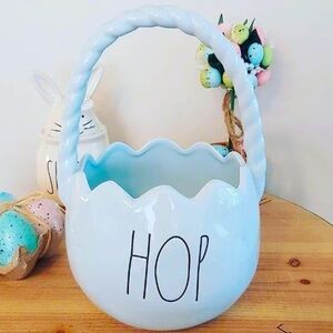 Rae Dunn “HOP” Easter Basket
